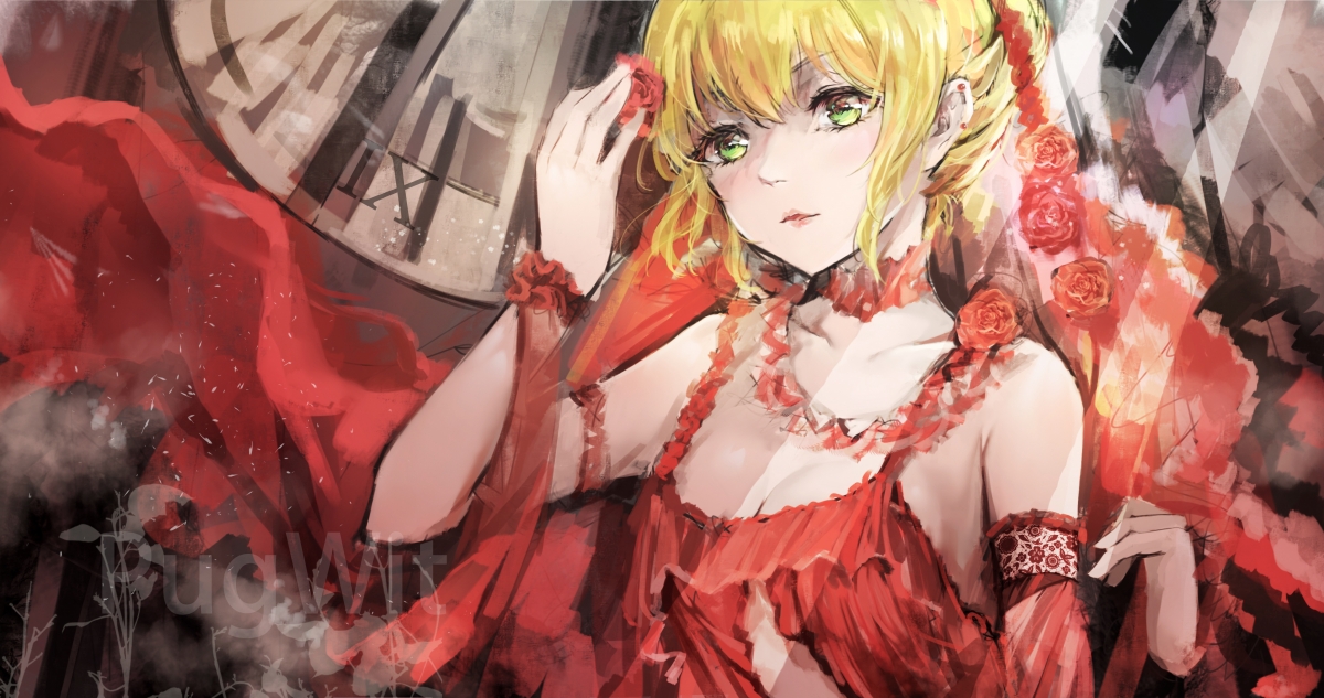 尼禄Fate saber超高清4K动漫壁纸，4096x2160分辨率，精美图片一键下载
