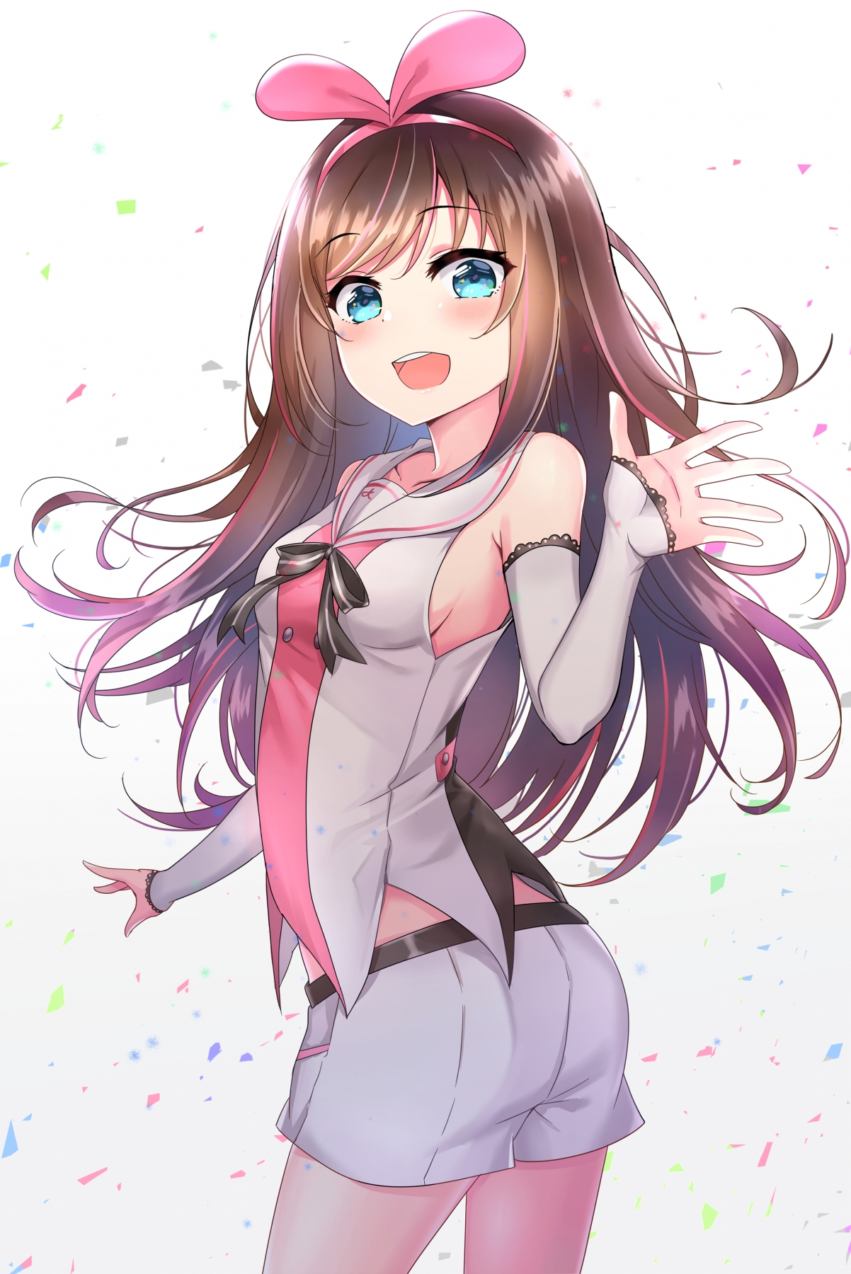 Kizuna AI绊爱绝美竖屏壁纸，超高清4K画质，精选大图2671x4000，一键下载！