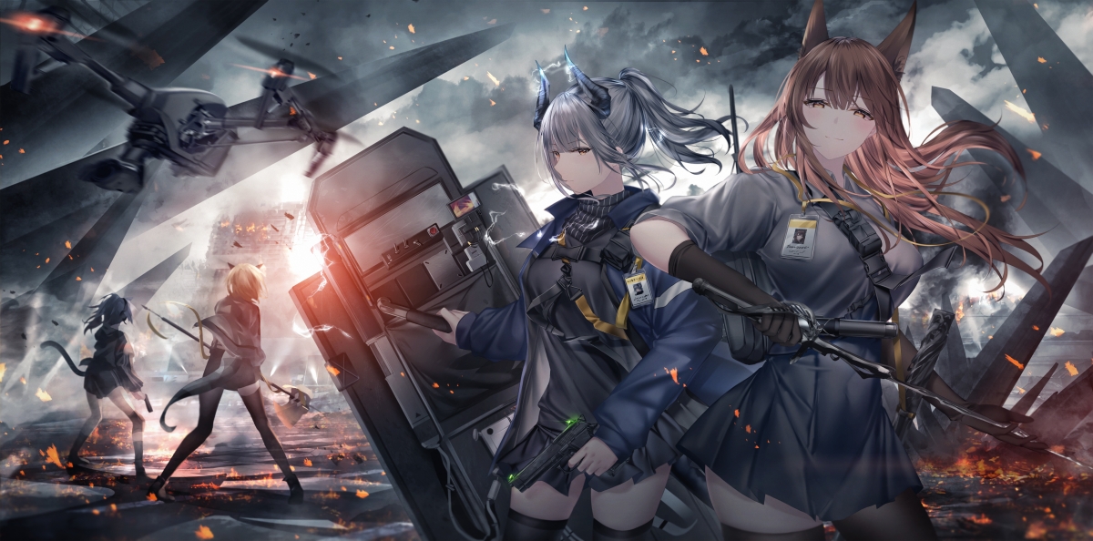 芙兰卡雷蛇插画精选，明日方舟4K超清壁纸，动漫风格，4363x2160分辨率，免费下载