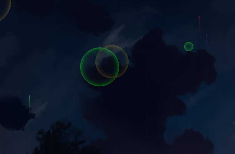 html5 canvas动漫烟花背景特效