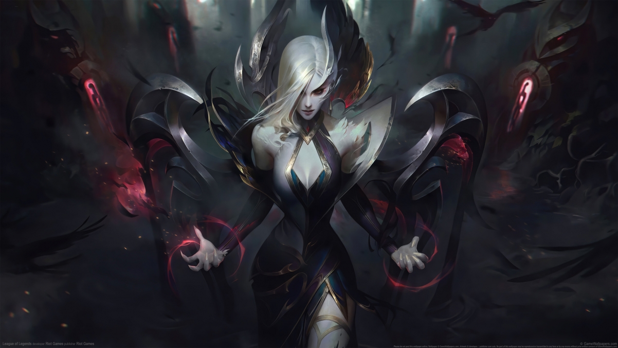 英雄联盟LOL，魔女莫甘娜至尊版，4K超清壁纸3840x2160，免费下载