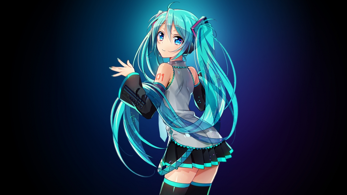 初音未来Hatsune Miku，4K超清动漫壁纸，3840x2160分辨率，精美下载