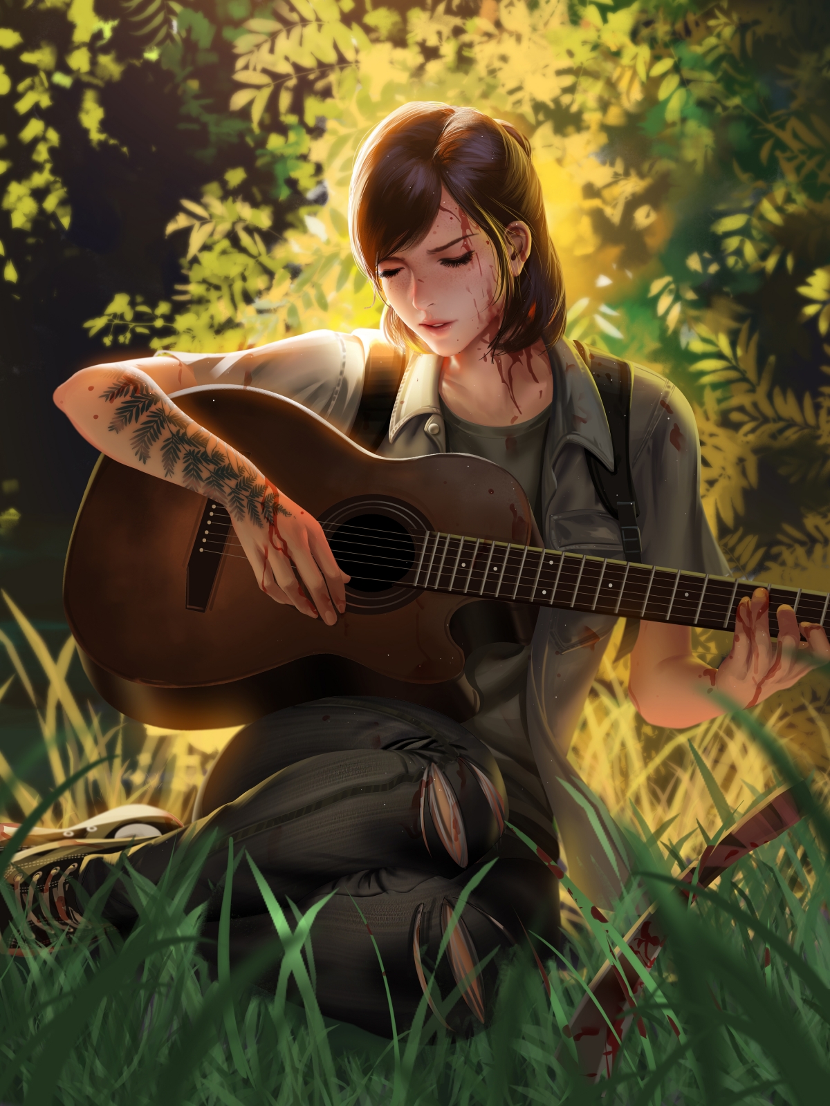 末日遗孤艾莉，绝美竖屏4K手机壁纸，高清3000x4000，一键下载