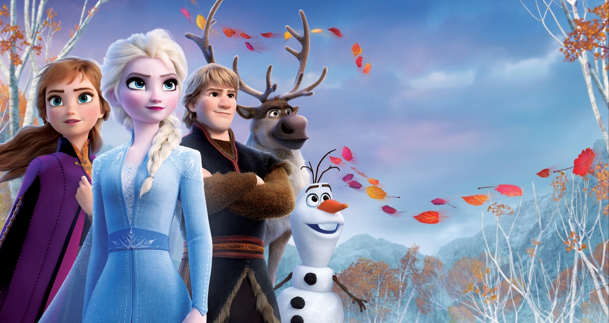 《冰雪奇缘2》4K电影海报壁纸，高清4096x2175大图，免费下载
