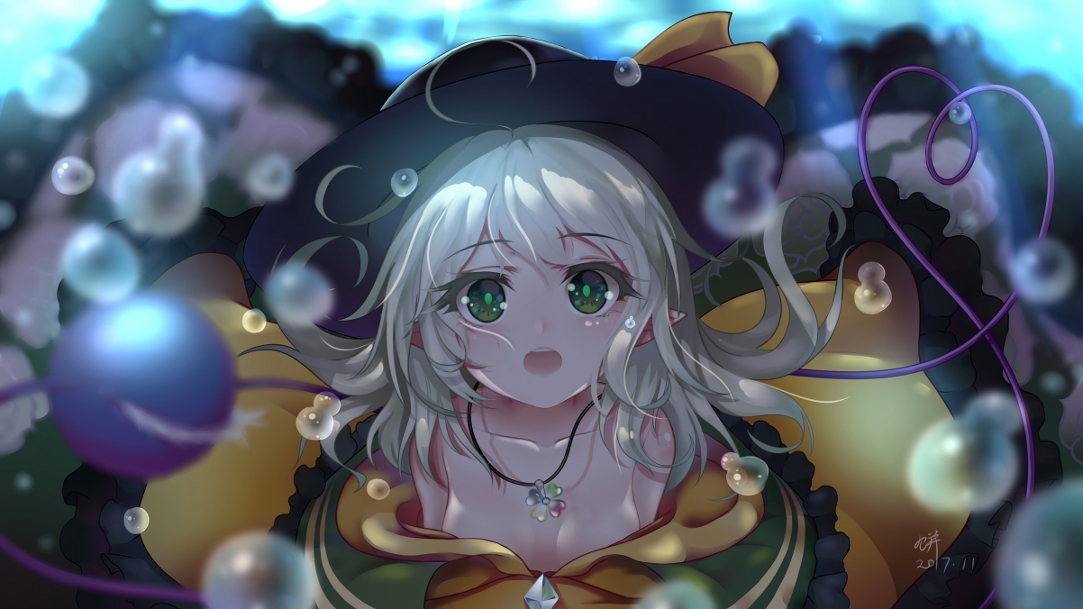 深海少女绝美4K动漫壁纸，高清3840x2160大图，一键下载！