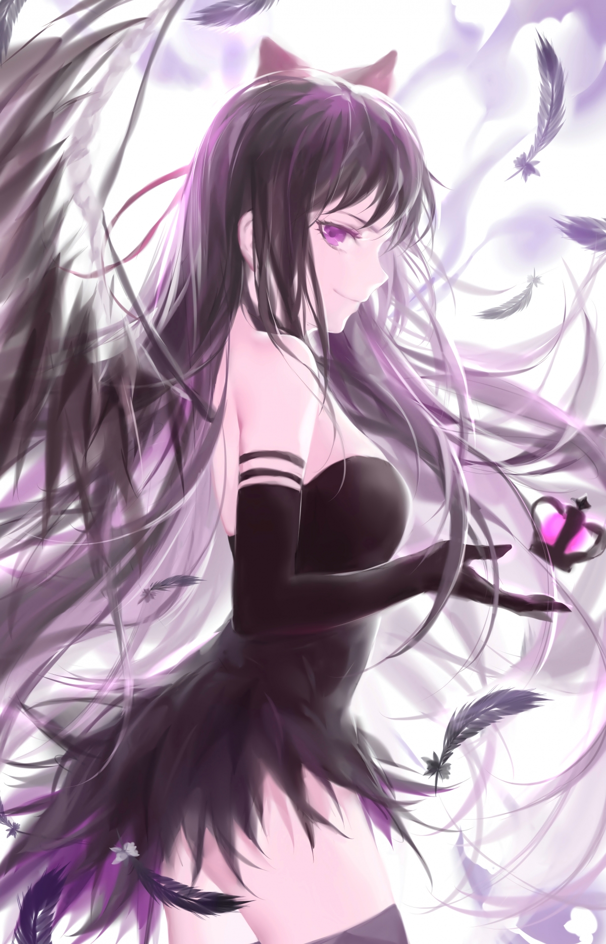 晓美焰魔法少女动漫，竖屏4K超高清手机壁纸，2569x4000像素，一键下载！