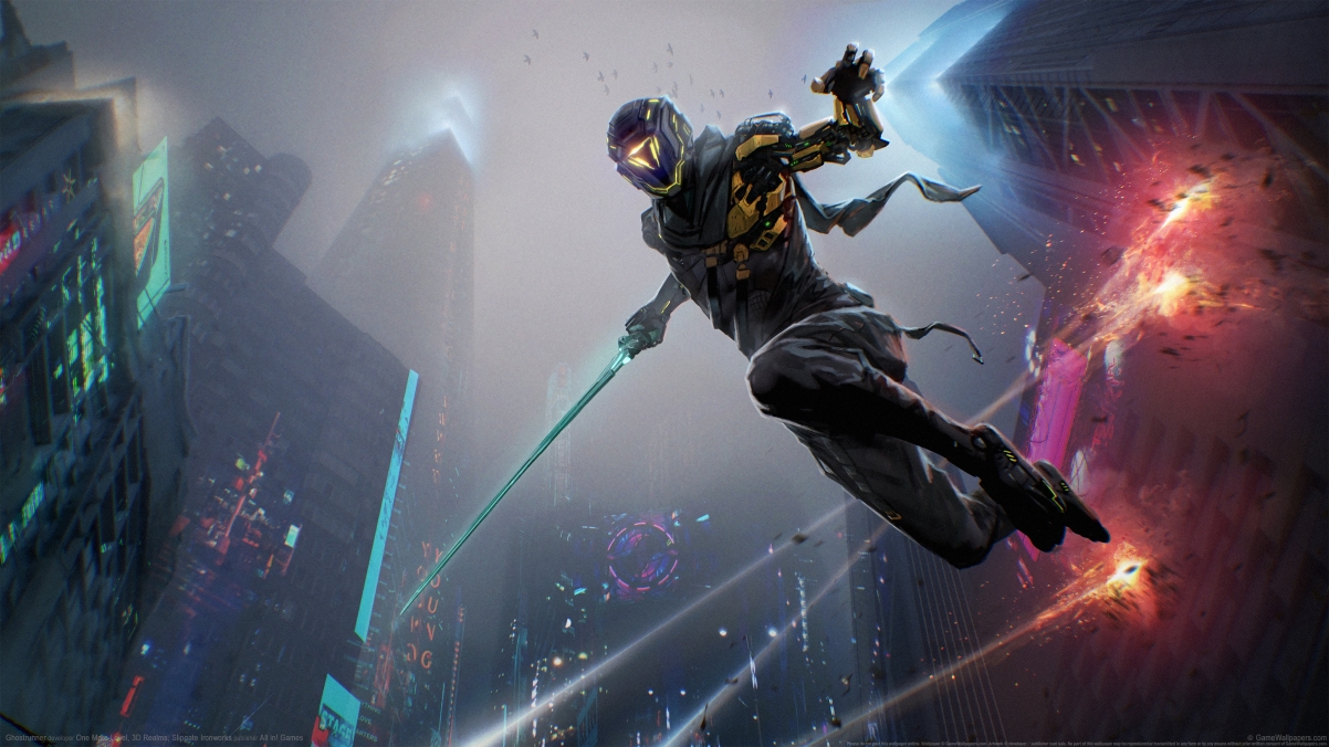 《幽灵行者(Ghostrunner)》超清4K壁纸下载，3840x2160游戏高清图片