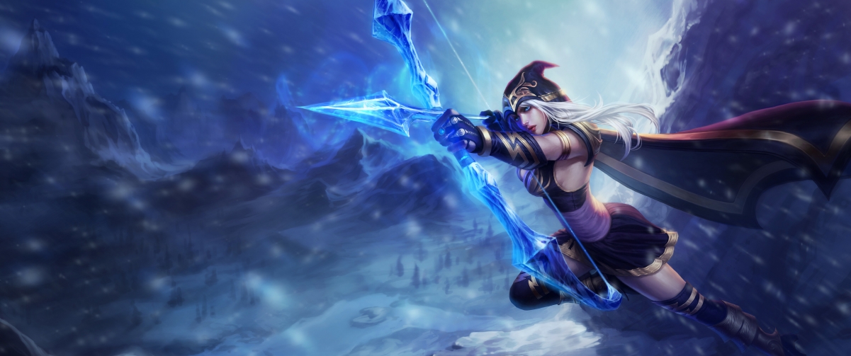 英雄联盟LOL，绝美寒冰射手4K壁纸，3440x1440高清大图，一键下载！