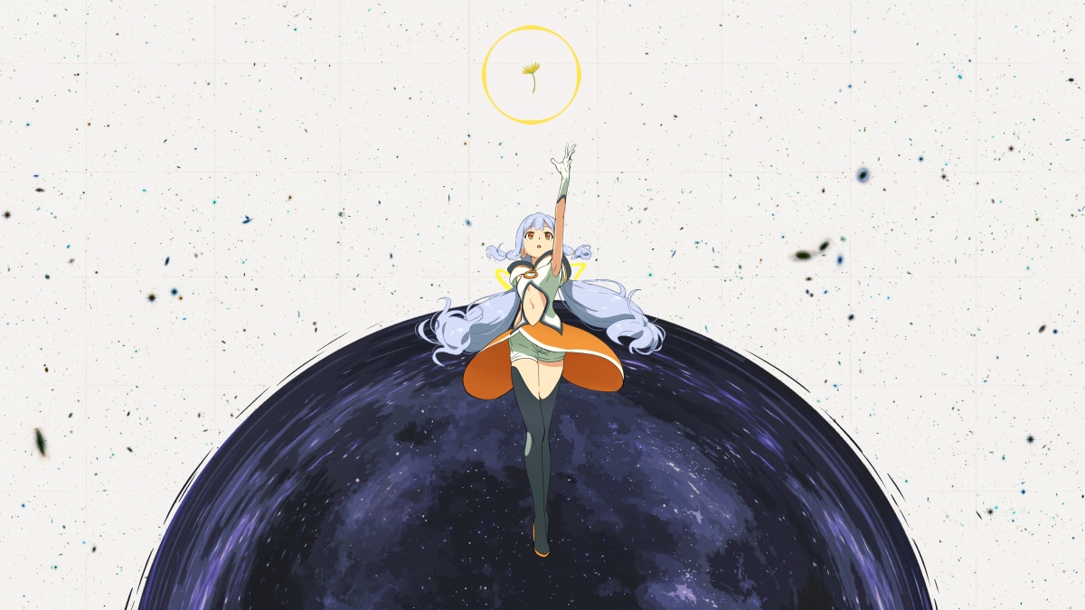 旅行星尘，VOCALOID少女4K动漫壁纸，高清4096x2304图片下载