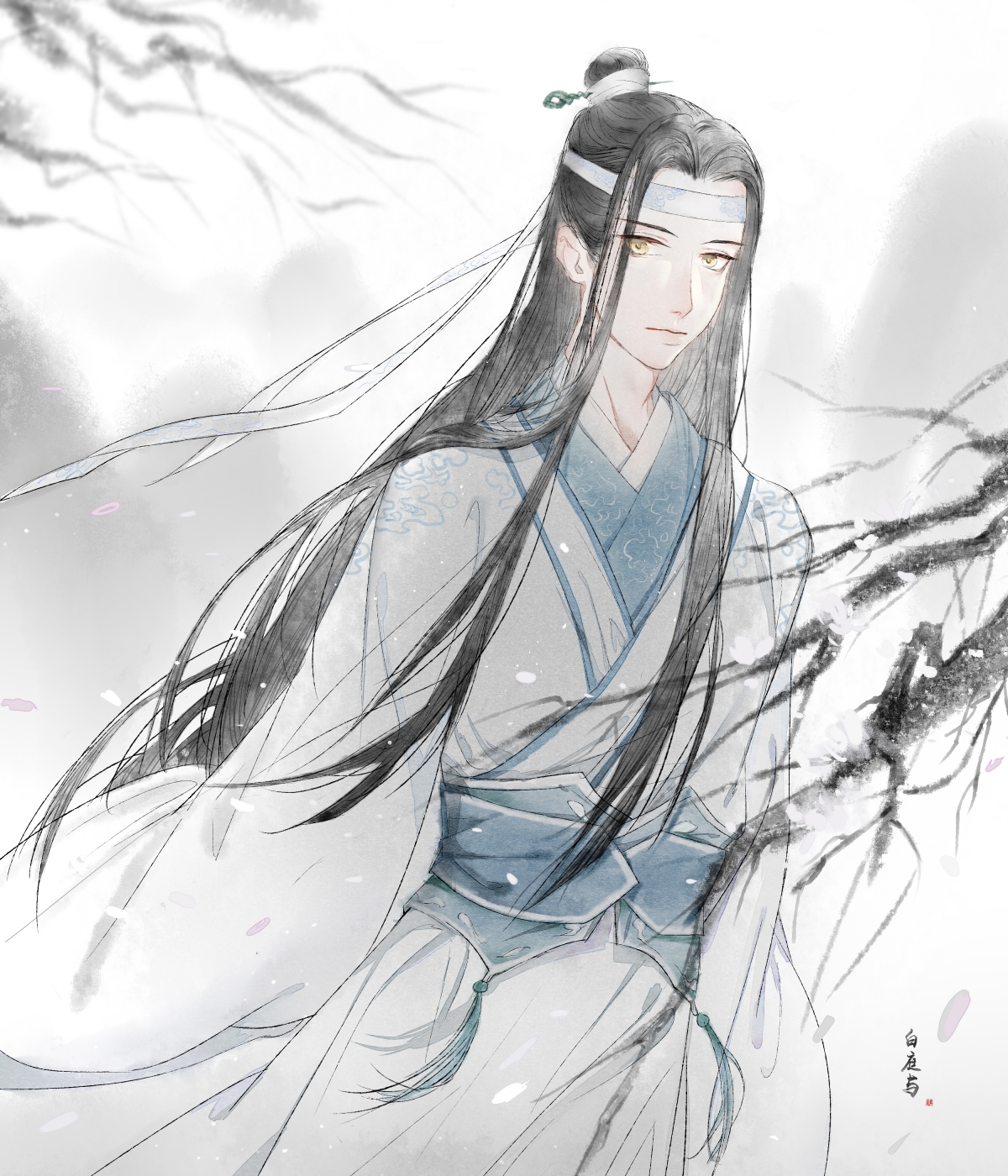 魔道祖师古风动漫4K壁纸，精美高清3000x3500，手机专用，免费下载