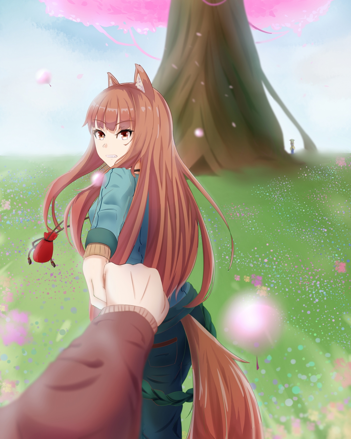 狼与香辛料&狐妖小红娘，超清4K手机壁纸，3200x4000高清下载