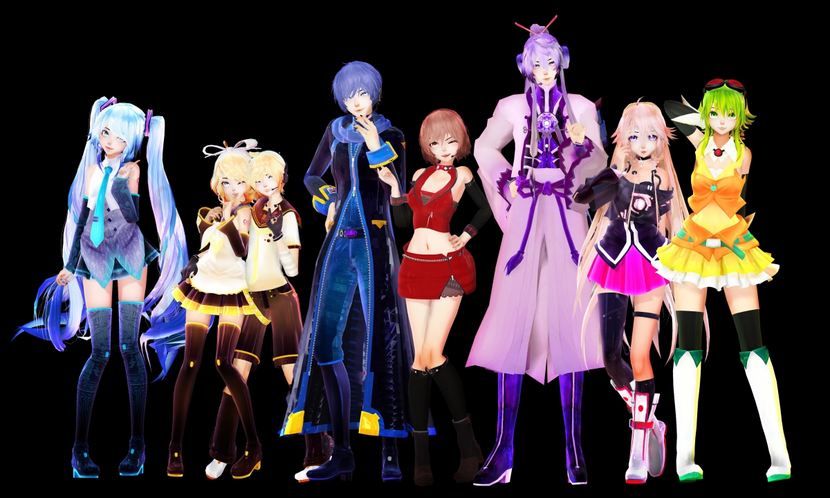 Nashie-C风格Vocaloid 4K动漫壁纸，超清4000x2400分辨率，免费下载