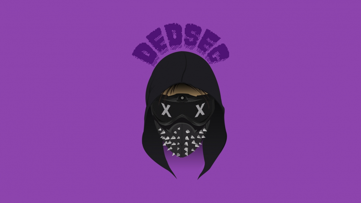 DedSec看门狗，极简4K游戏壁纸，高清3840x2160分辨率，一键下载
