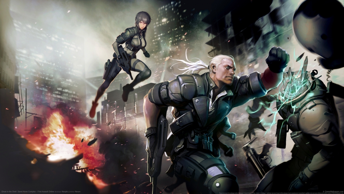 攻壳机动队，Ghost in the Shell 独立复合体首战，4K超清壁纸与游戏图片，3840x2160高清下载