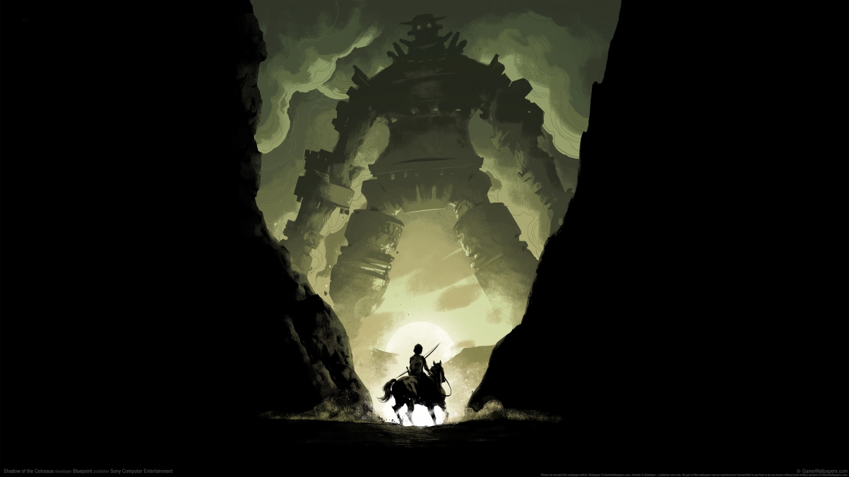 旺达与巨像，Shadow of the Colossus 4K超清壁纸，3840x2160分辨率游戏美图下载