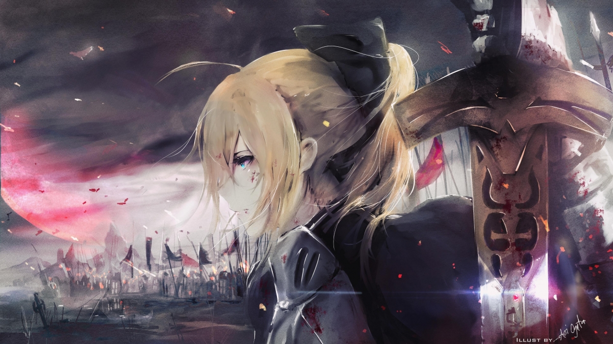 4K超高清动漫美女战士壁纸，3840x2160精美画质，一键下载！