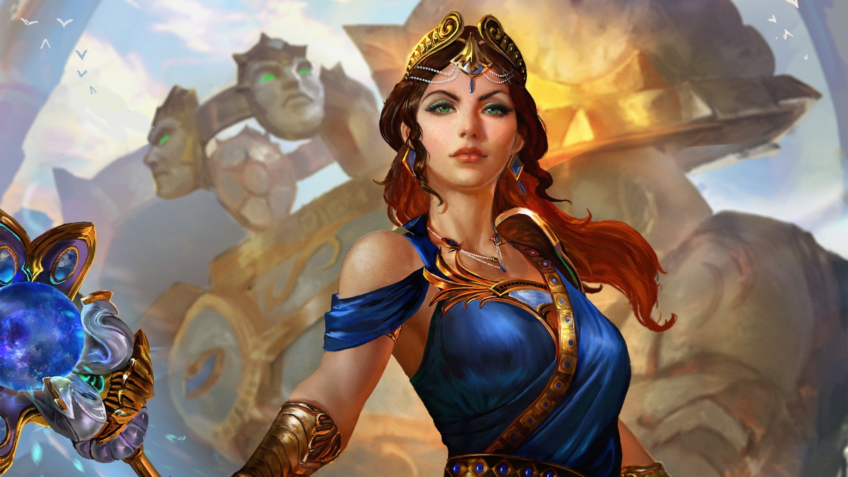 Hera Smite 4K高清壁纸，精通级皮肤专属，3840x2160分辨率畅享下载