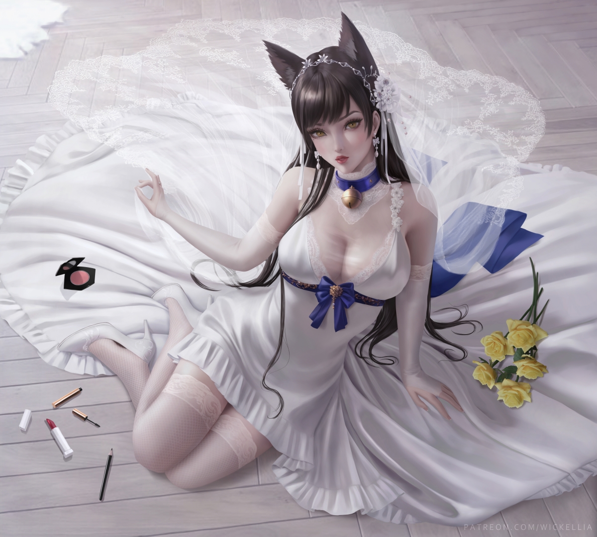 Atago碧蓝航线，爱宕4K超清动漫壁纸，4000x3600高清下载
