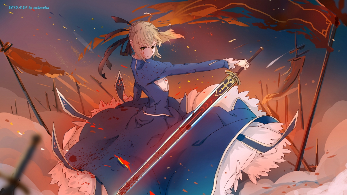 命运之夜，剑之艺术盛宴，精选Fate 4K动漫壁纸，超清画质4823x2713，一键下载！