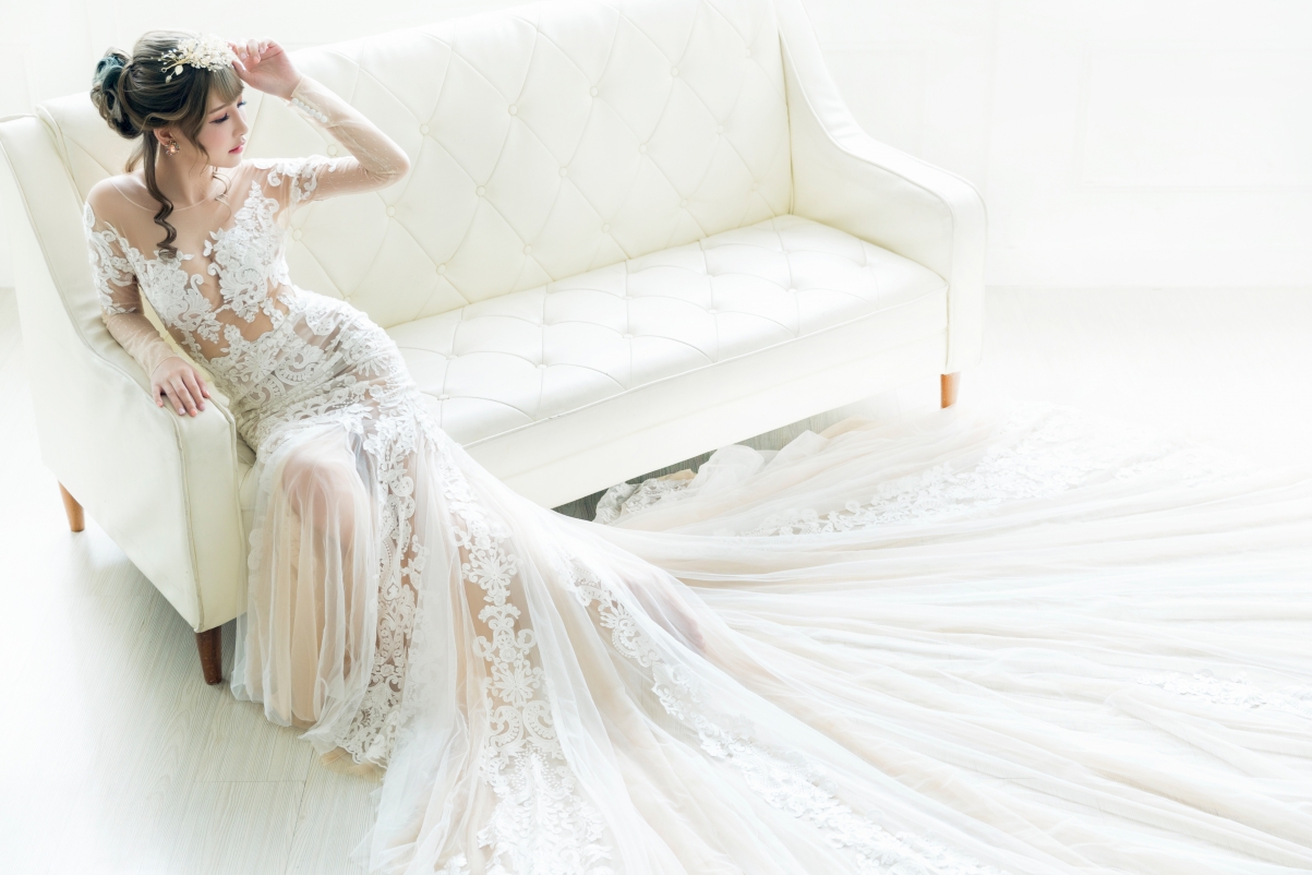 新娘婚纱写真精选，高清美女壁纸，5K超清画质，4K壁纸下载，尺寸5371x3580