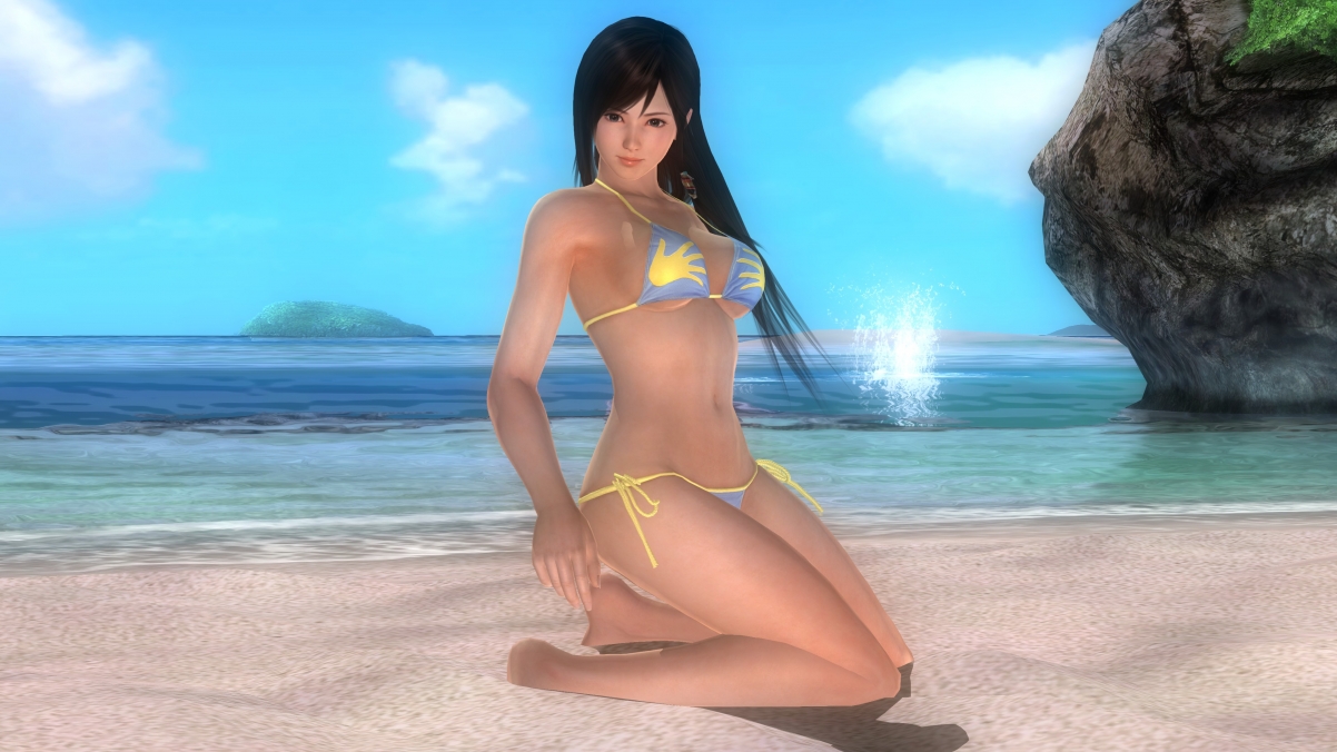 Kokoro热带天堂截图2（PC版），海滩3D美女游戏，超清4K壁纸，3840x2160高清下载