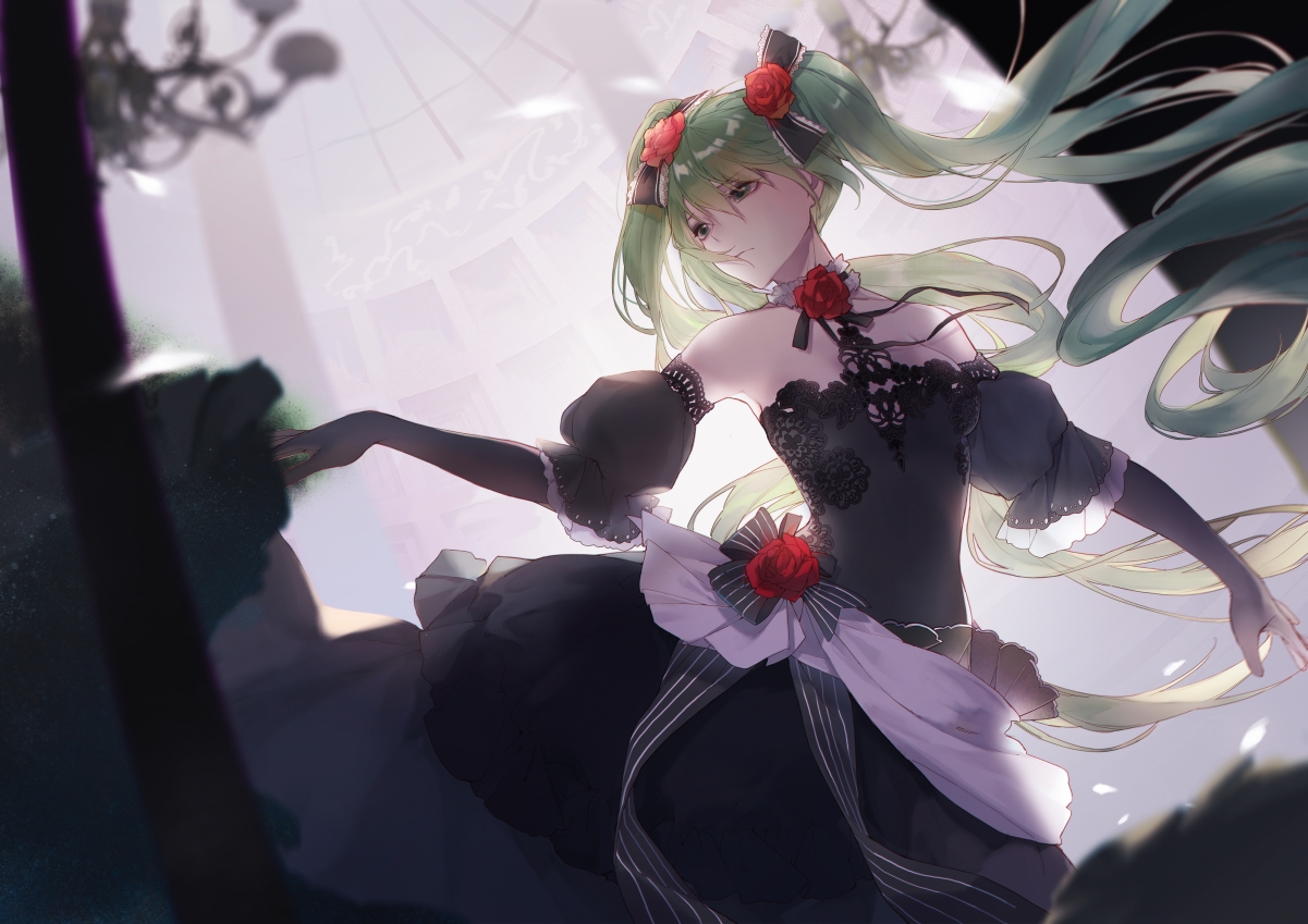 未来时光精选，初音未来4K超高清动漫壁纸，震撼视觉享受，4016x2839超清下载
