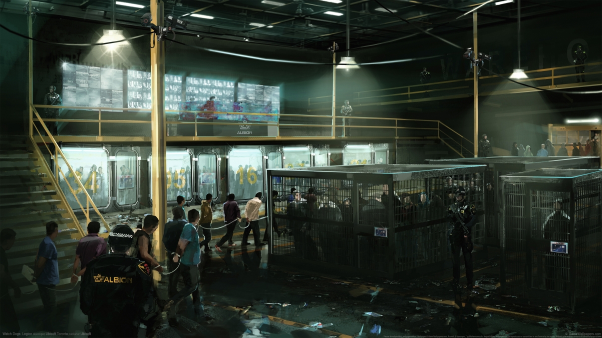 看门狗军团4K超清壁纸，Legion游戏高清图片，3840x2160分辨率免费下载