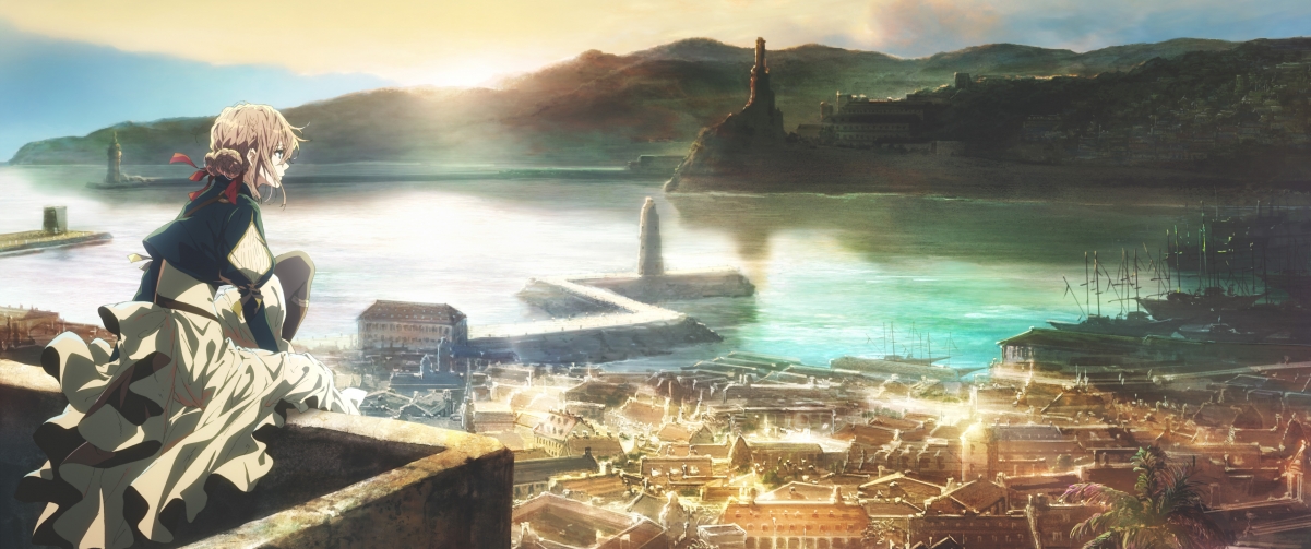 紫罗兰永恒花园4K超清壁纸，3440x1440动漫图片，一键下载