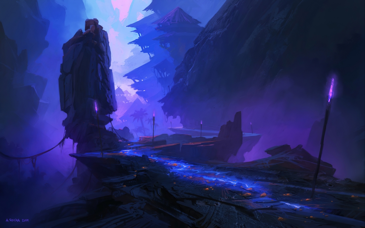 魔法王国，精选4K动漫风景，艺术设计高清壁纸，3840x2400分辨率，免费下载