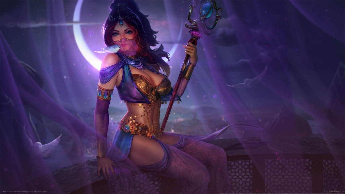 神之浩劫Smite美女角色4K超清壁纸，3840x2160分辨率，高清下载