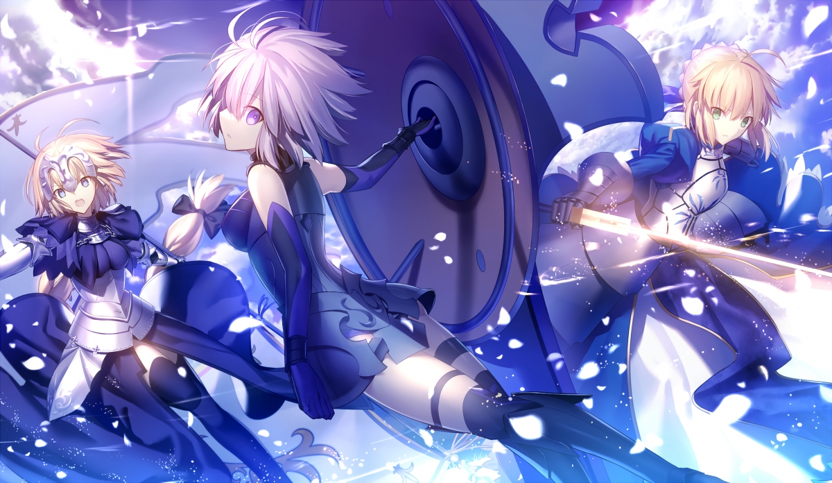Fate系列精选，贞德与Saber阿尔托利亚4K高清壁纸，4000x2320超清下载