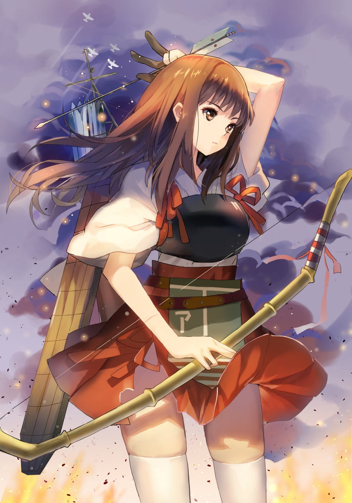 赤城动漫少女绝美竖屏壁纸，高清4K画质，适配2K手机，1800x2570分辨率，免费下载