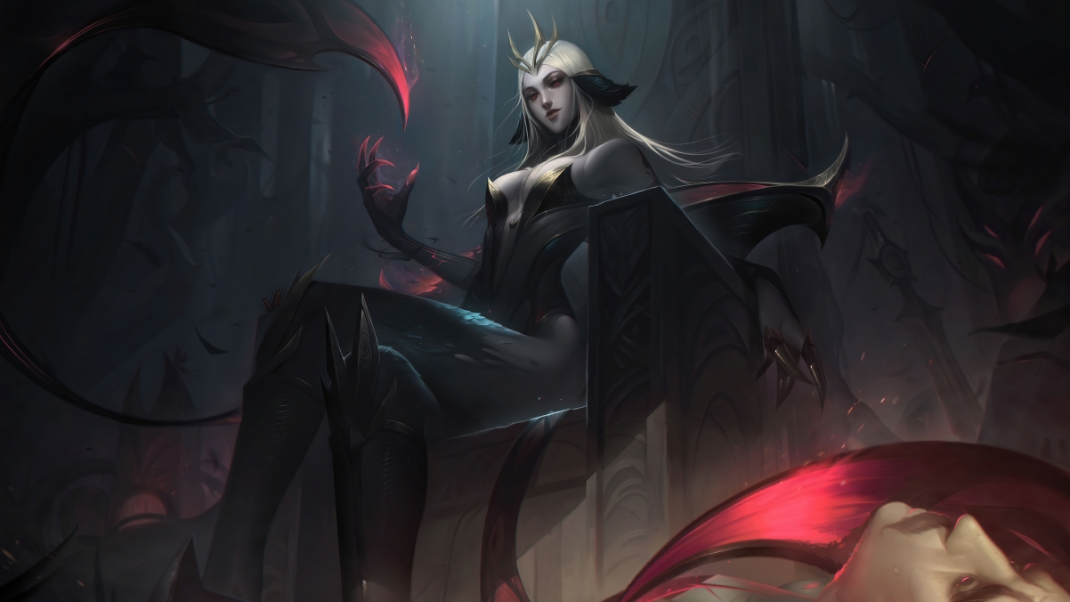 LOL英雄联盟，魔女伊芙琳绝美同人，4K超高清壁纸，3840x2160极致体验，免费下载！