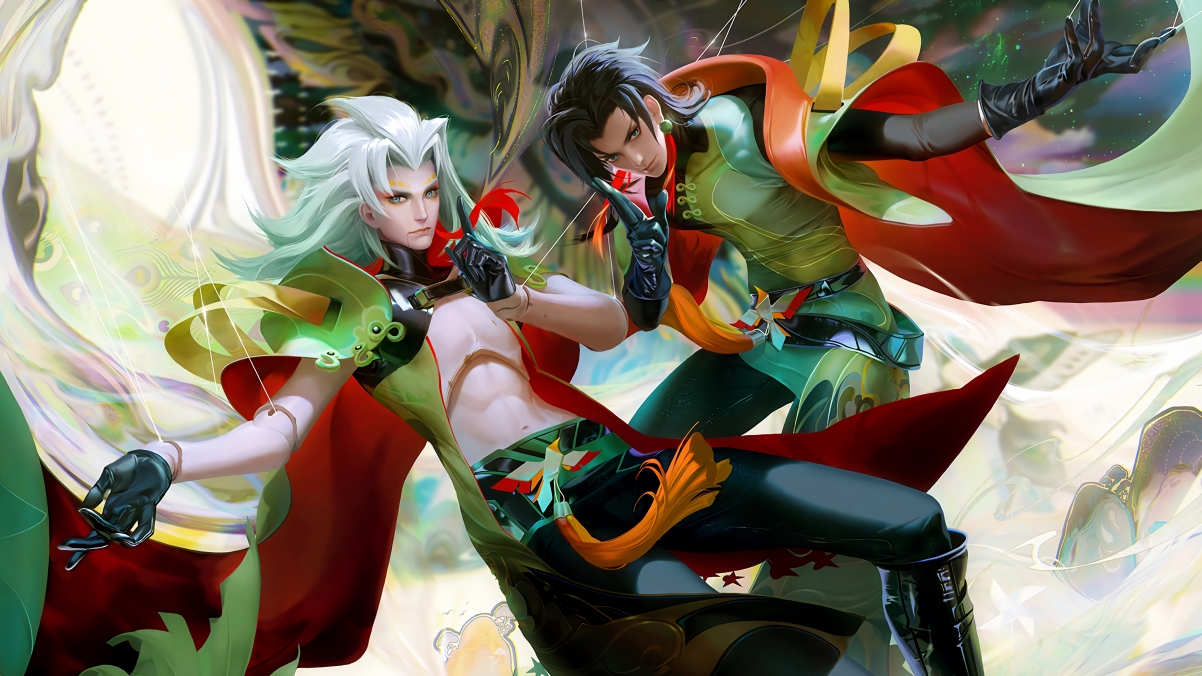 王者荣耀，云间偶戏元歌绝美壁纸，4K超清画质，3840x2160高清下载
