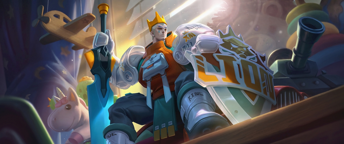 潮玩骑士王亚瑟王者荣耀专属，4K带鱼屏壁纸，高清3440x1440，一键下载！