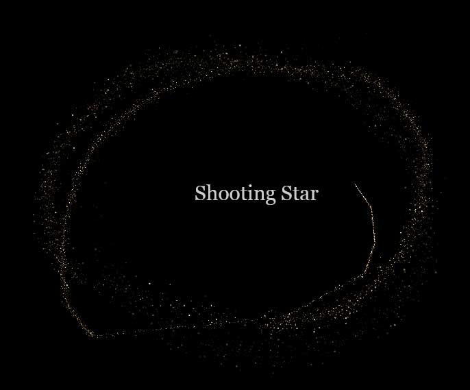 html5 canvas闪亮星星光标动画特效