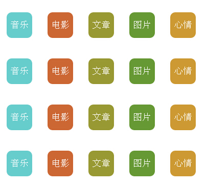 JQuery CSS3文字背景按钮鼠标悬停动画css3过渡效果代码