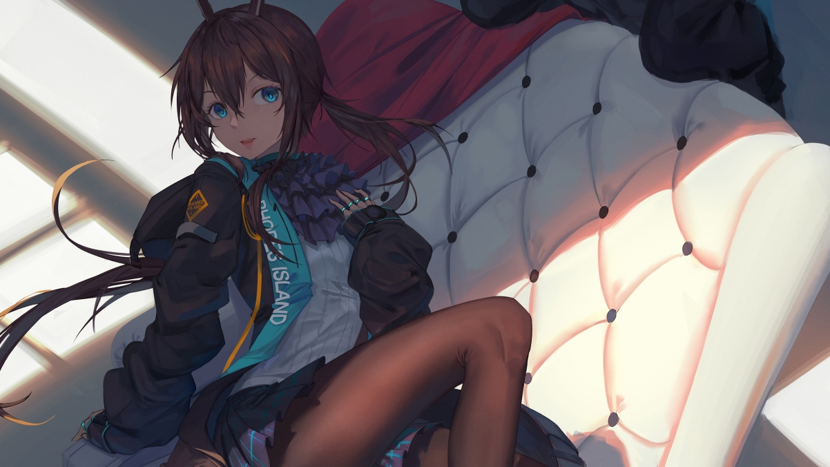 明日方舟阿米娅，超高清4K动漫壁纸，3840x2160分辨率，一键下载