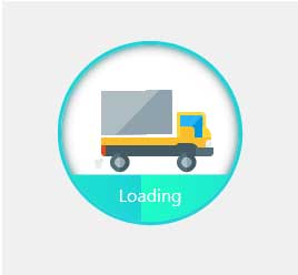 纯css3货车loading动画特效