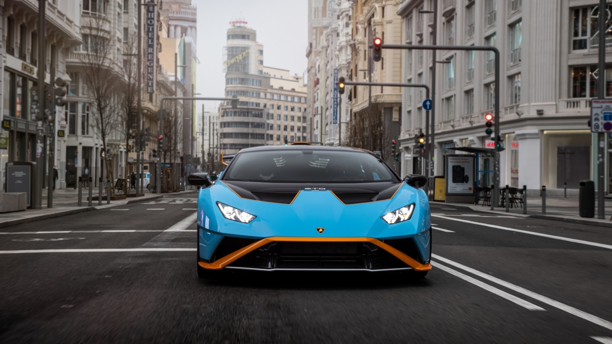 兰博基尼Huracan STO超跑，惊艳4K电脑壁纸，高清3840x2160汽车美图下载