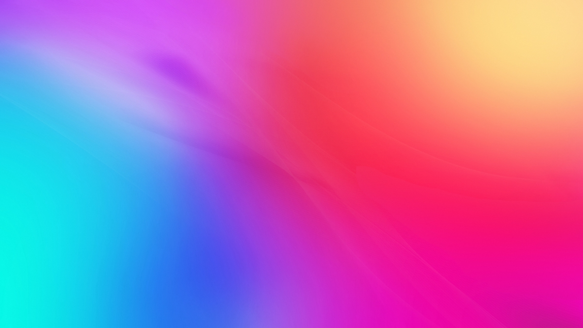 渐变四色4K超清壁纸，蓝粉紫黄绝美搭配，3840x2160高清下载