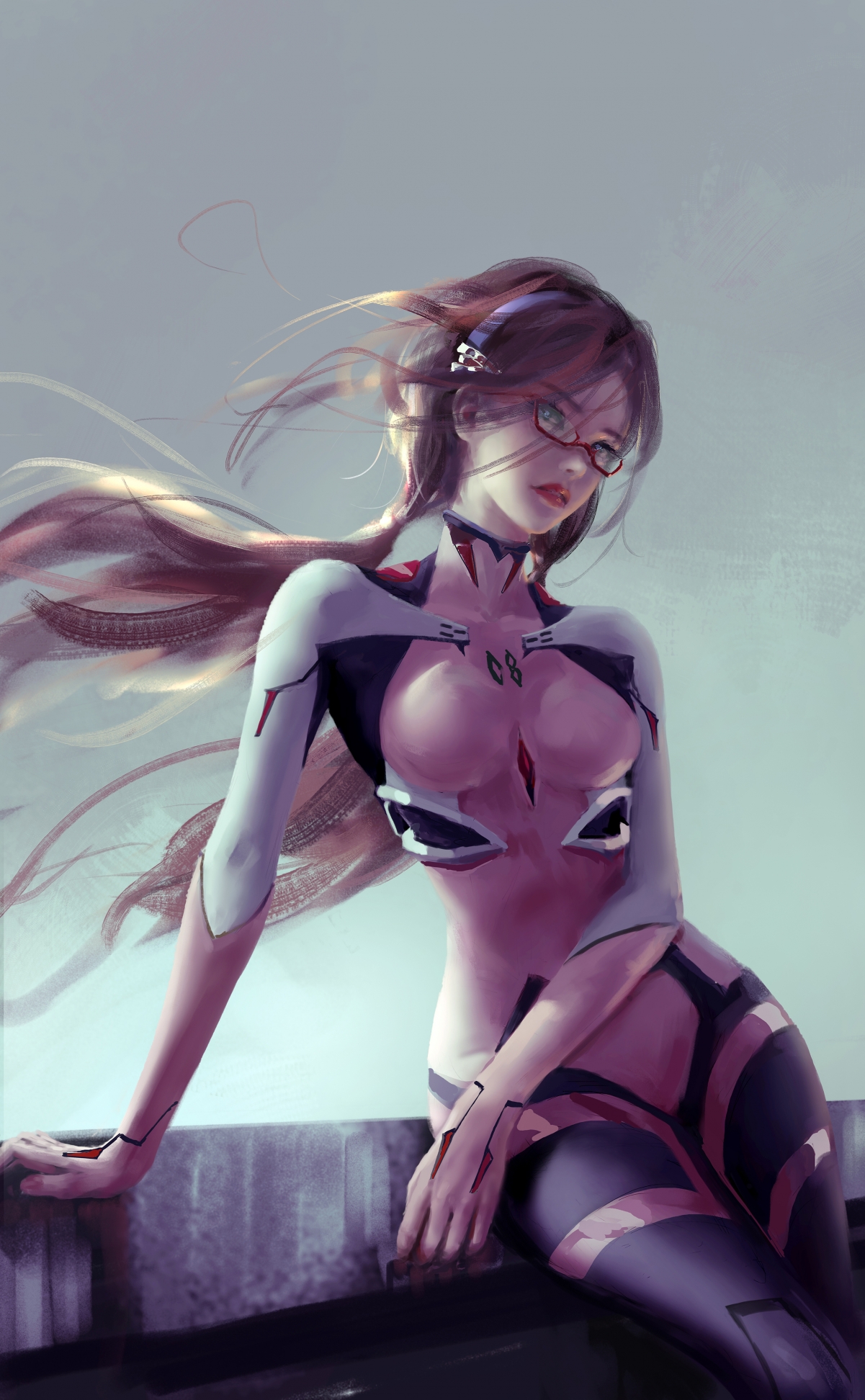 Makinami真希波玛丽，绝美竖屏4K手机壁纸，高清2528x4092，一键下载！