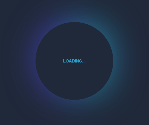 纯css3科技感loading网页加载特效