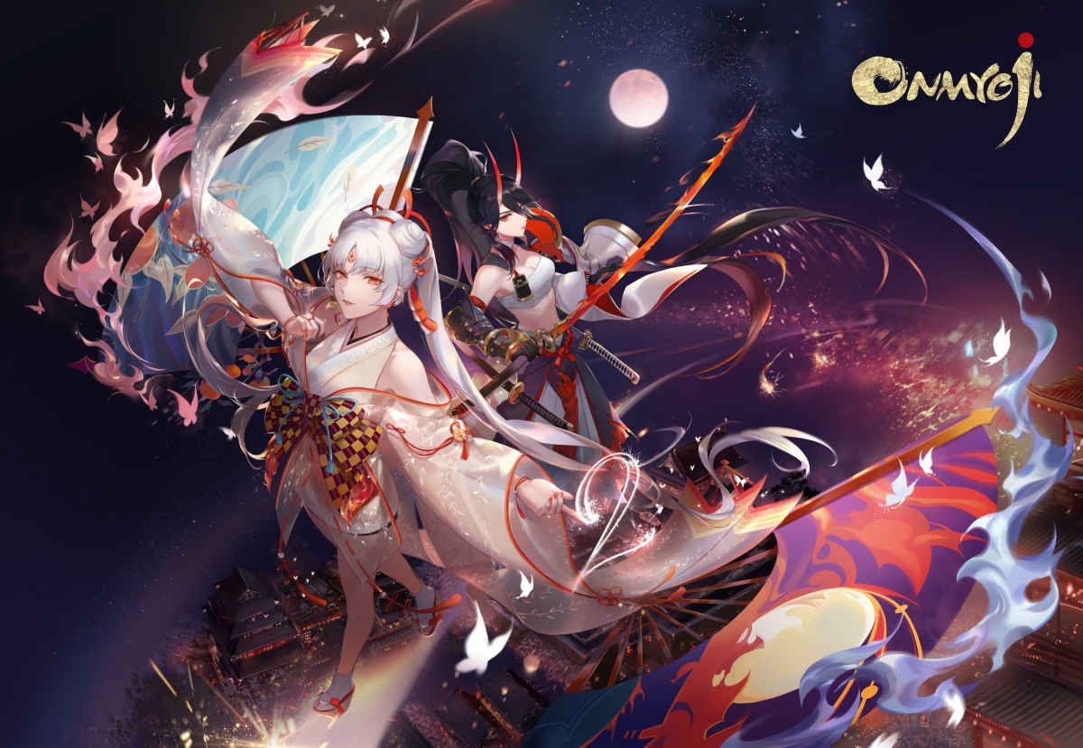 阴阳师·不知火赤影·妖刀姬绝美4K动漫壁纸，高清大图4096x2830，免费下载