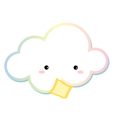 儿童画可爱卡通云朵，高清PNG透明图片，漂浮元素设计素材免费下载