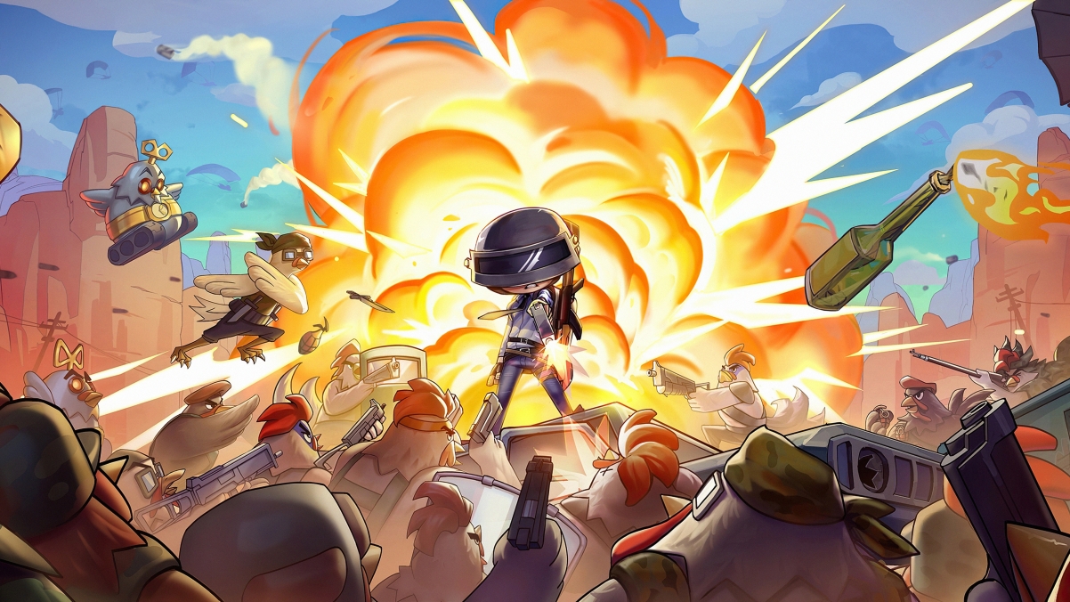 PUBG绝地求生，精选吃鸡Q版4K超清壁纸，3840x2160分辨率，高清下载