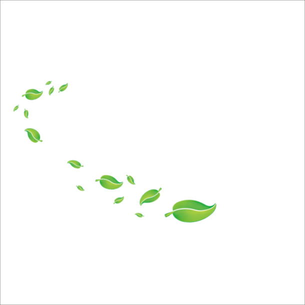 透气高清PNG透明叶子漂浮元素设计素材，一键下载！