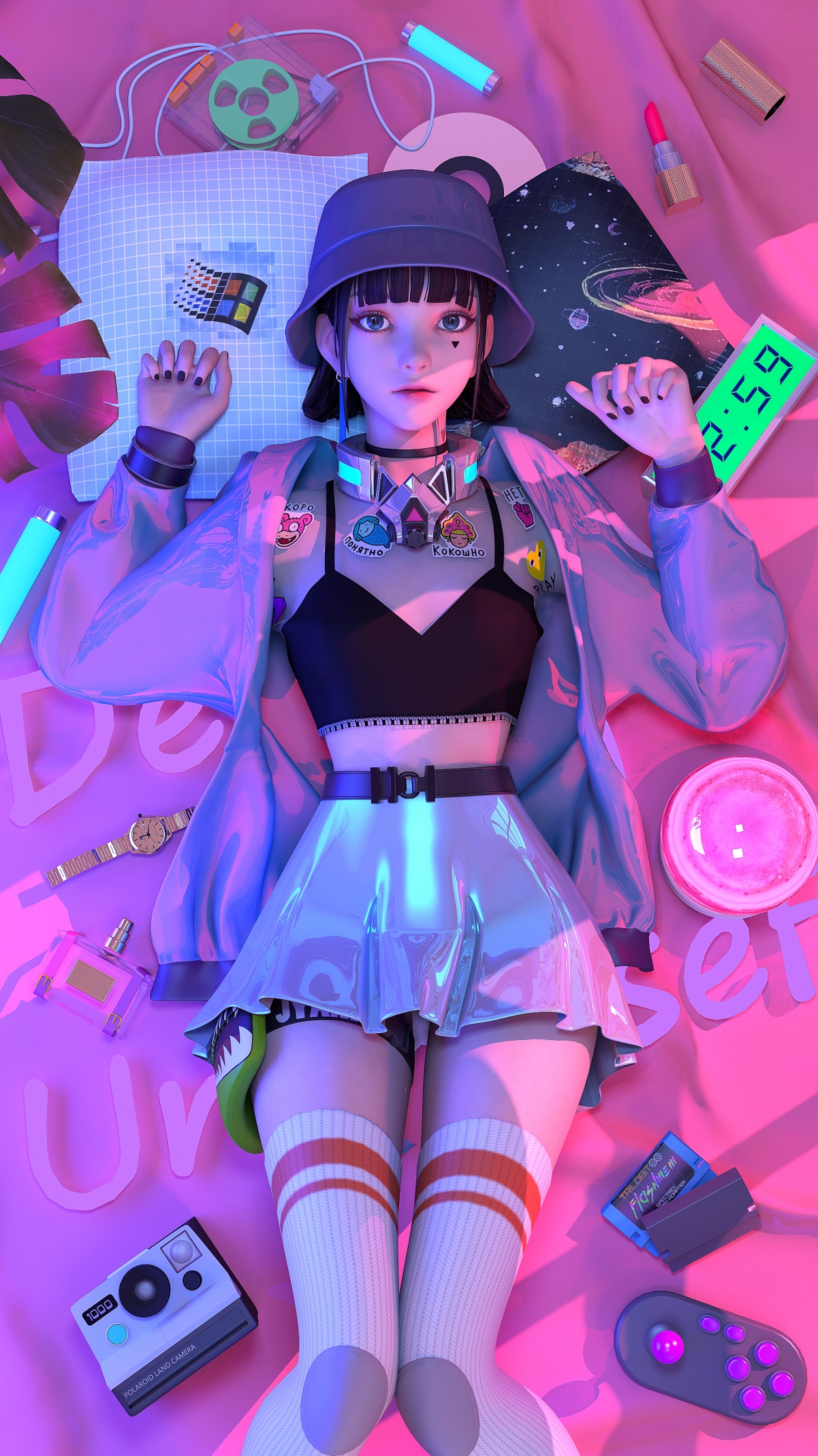 赛博朋克风集原美4K超高清壁纸，2160x3840分辨率，免费下载