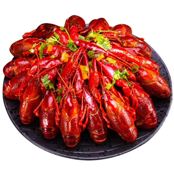 实物美味麻辣小龙虾，高清PNG透明图片，生活装饰元素与设计素材下载