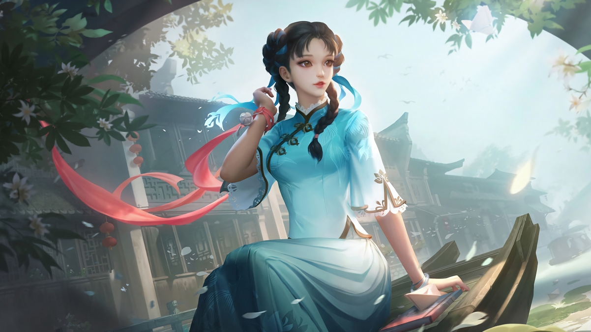 王者荣耀西施诗语江南4K高清壁纸，3840x2160分辨率，精美游戏图片下载
